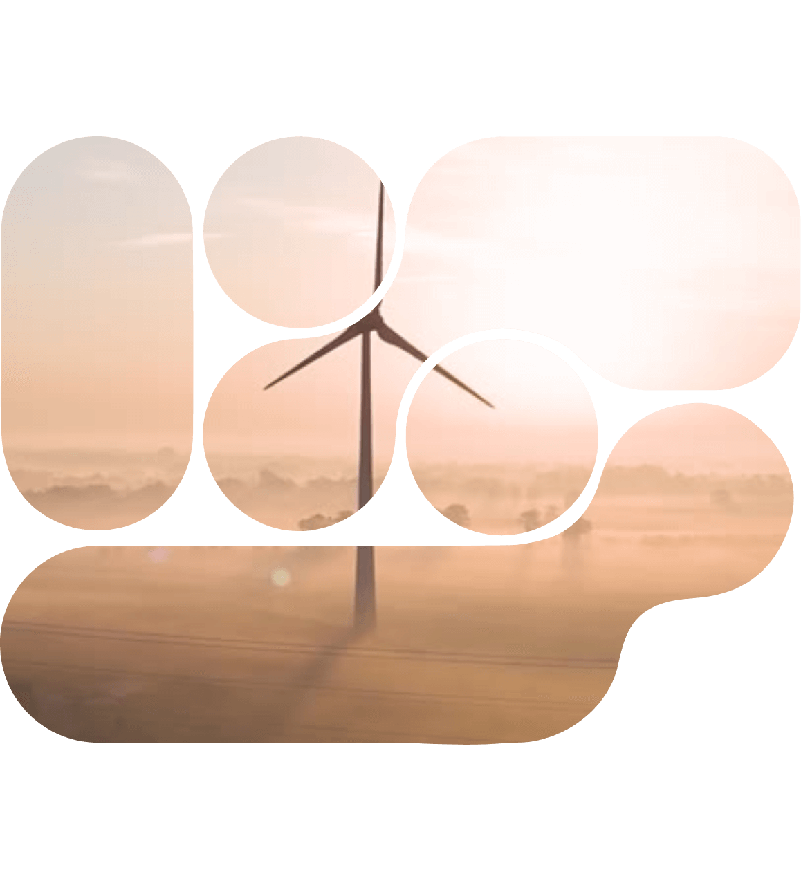 Windmill representing renewable energy